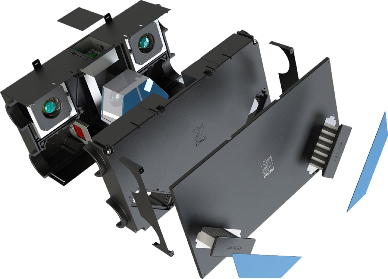 Airoboti soojustagastusega ventilatisooniseade